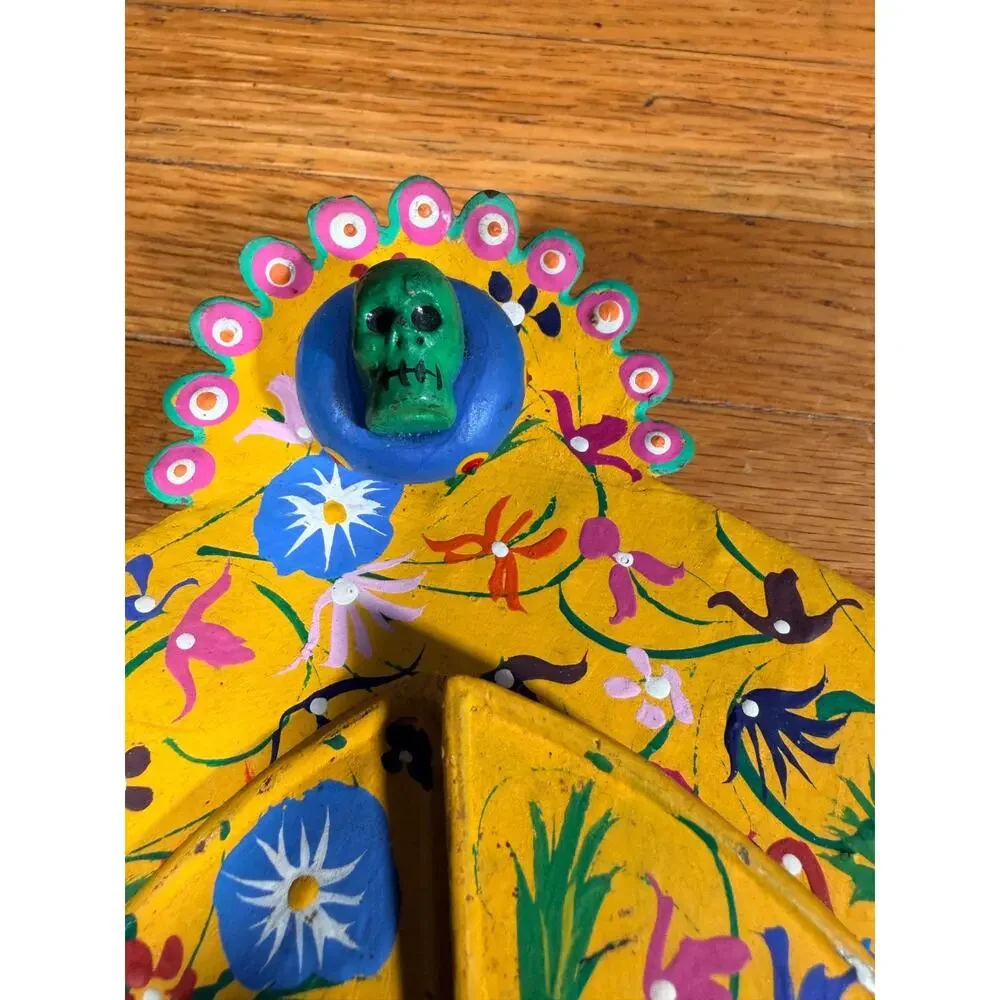 Cielito Lindo Estudio Mexican Folk Art Skeleton Nicho Day of Dead Handmade Mexic